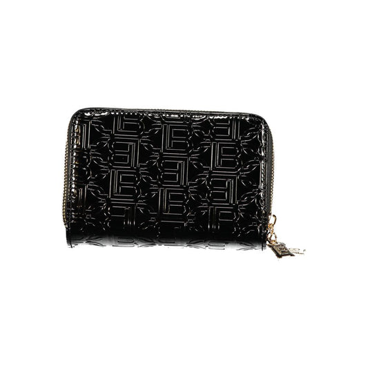 Nero Poliuretano Women Wallet