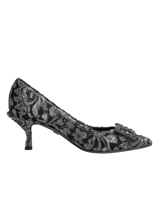 Silver Lace DG Amore Heels Pumps Shoes