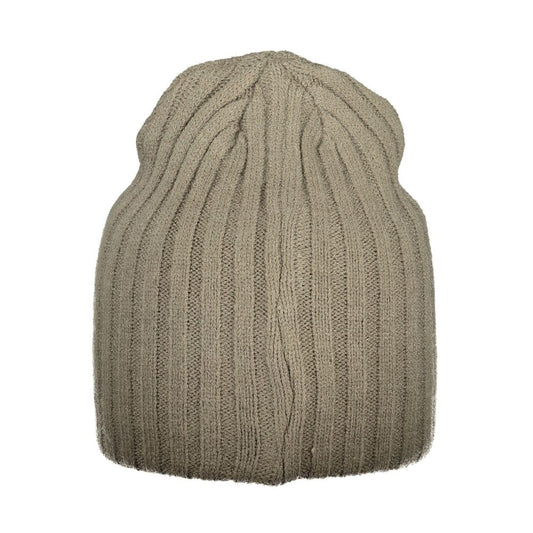 Brown Polyester Men Cap