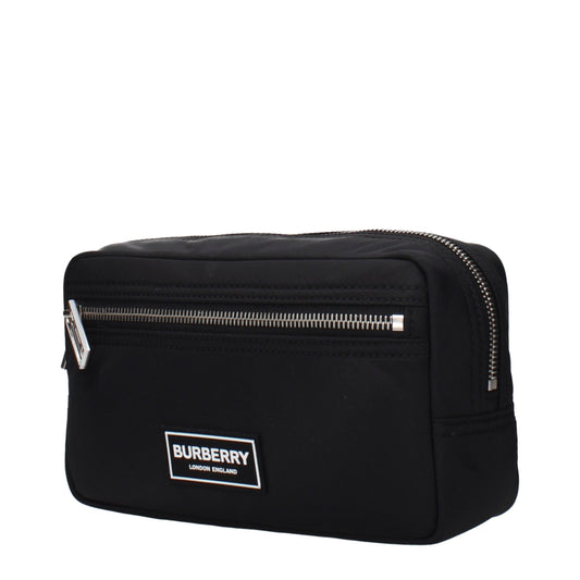 Black Nylon Clutch Bag