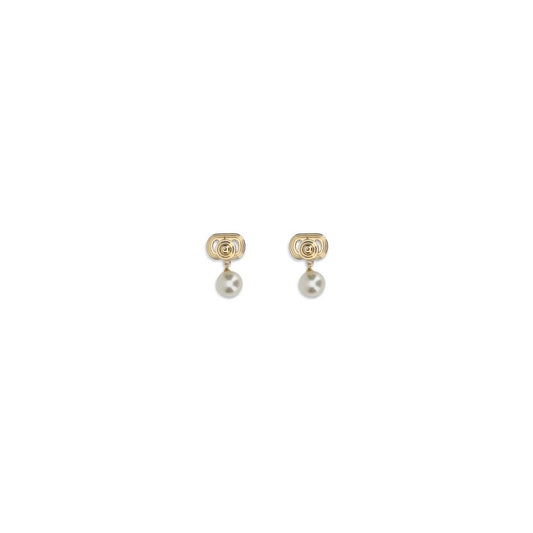 Gold Metal Earrings
