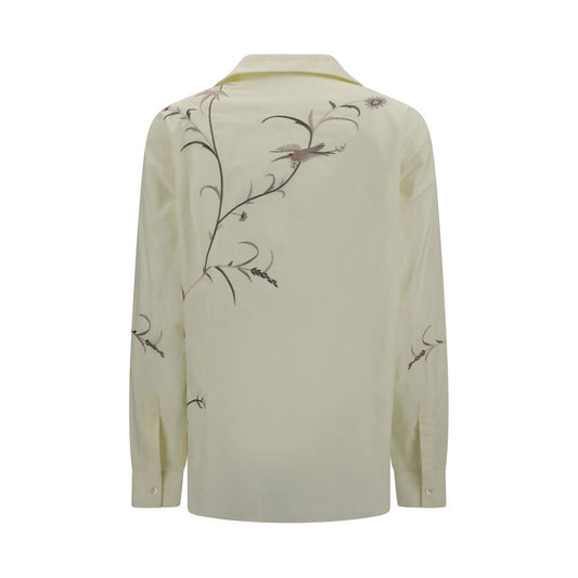 Bicolor Cotton Pattern Shirt