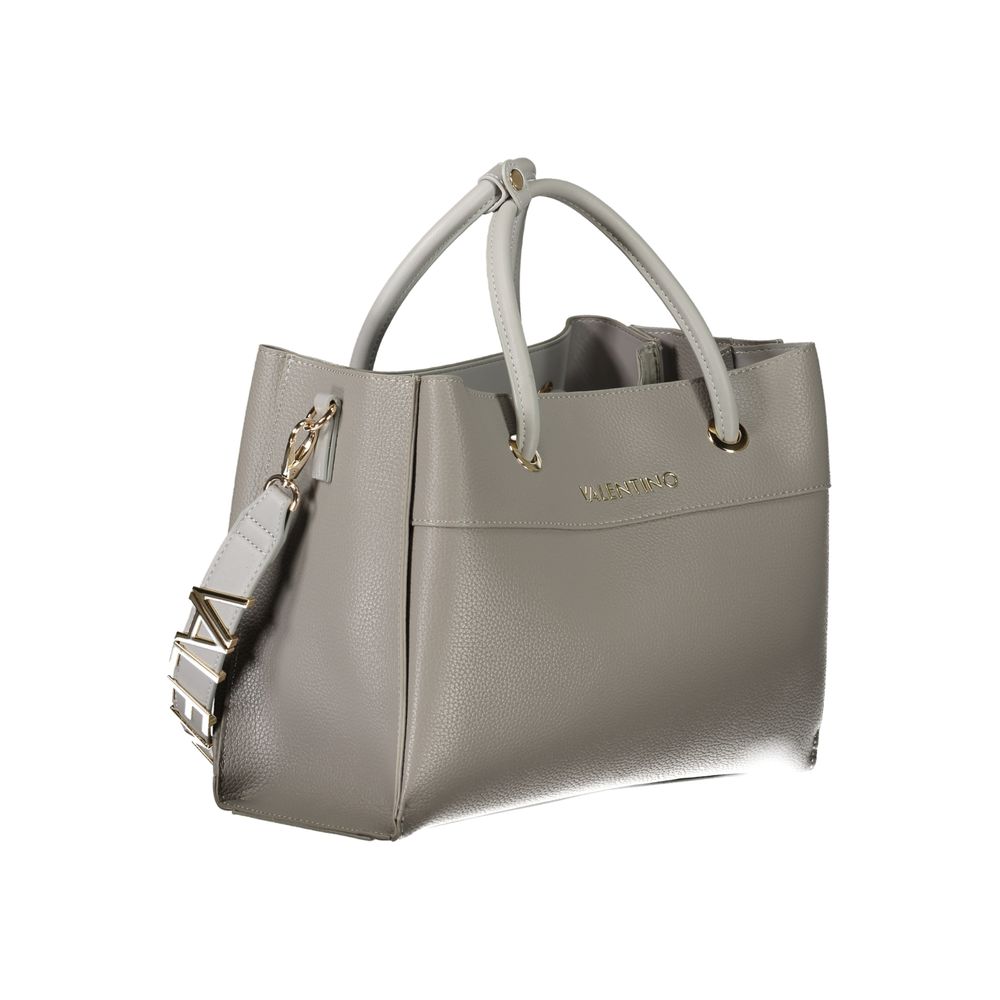 Grigio Poliuretano Women Handbag