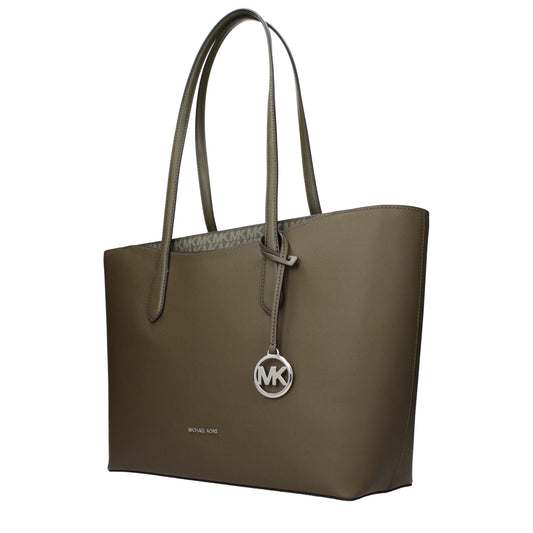 Green Fabric Shoulder Bag