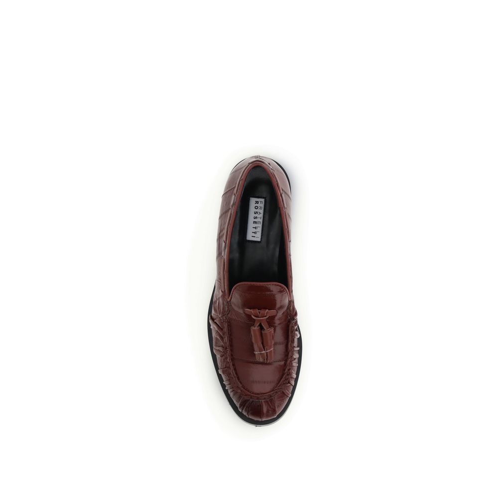 Bordeaux Rubber Slip-On Loafers