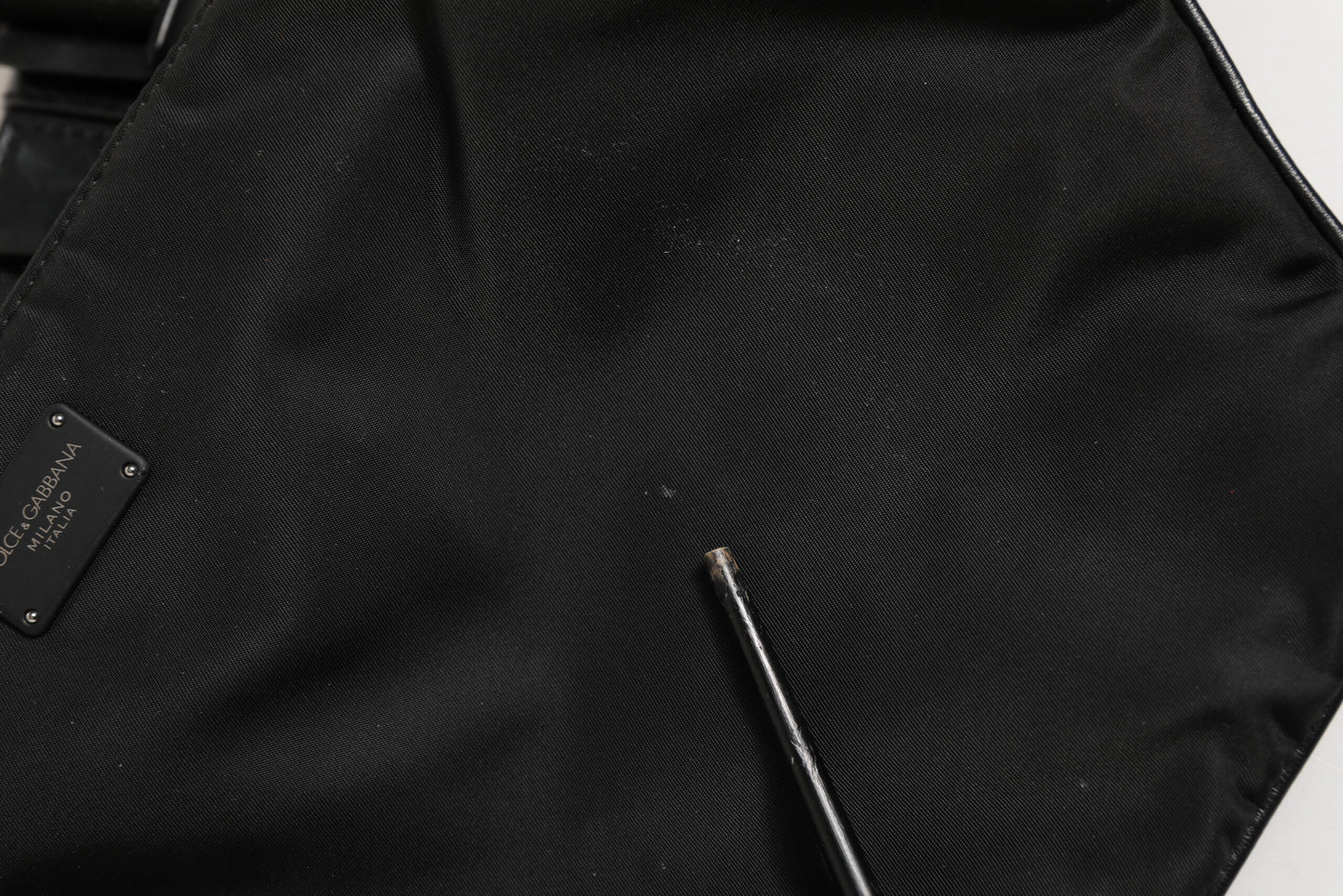 Black Logo Tape Print Waist Fanny Pack Men's Borse Bag