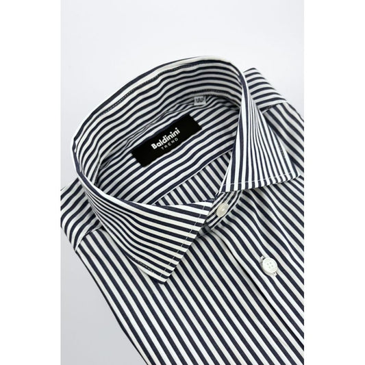 Blue Cotton Men's Shirt