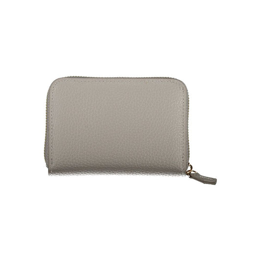 Grigio Poliuretano Woman Wallet
