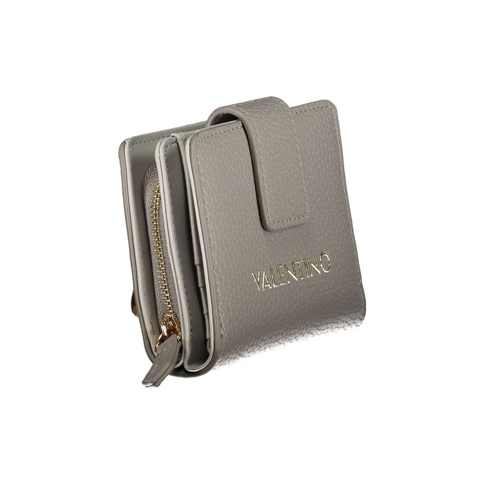 Grigio Polyurethane Women Wallet