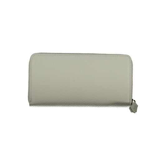 Grigio Polyurethane Woman Wallet