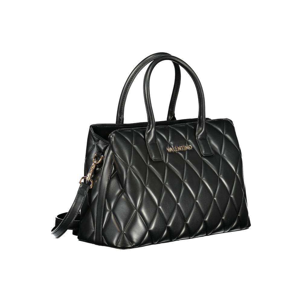 Black Polyurethane Women Bag