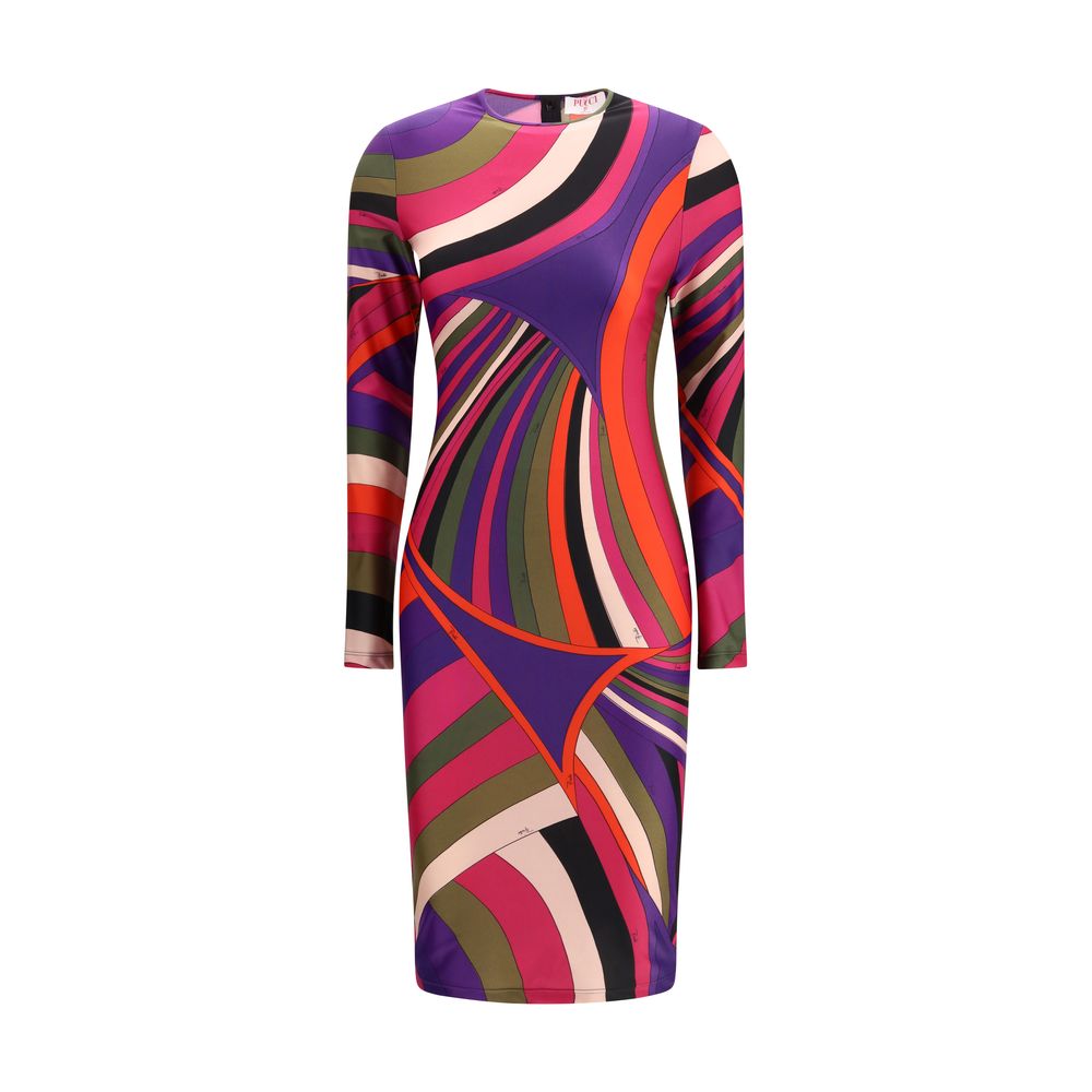 Multicolor Polyamide Casual Dress