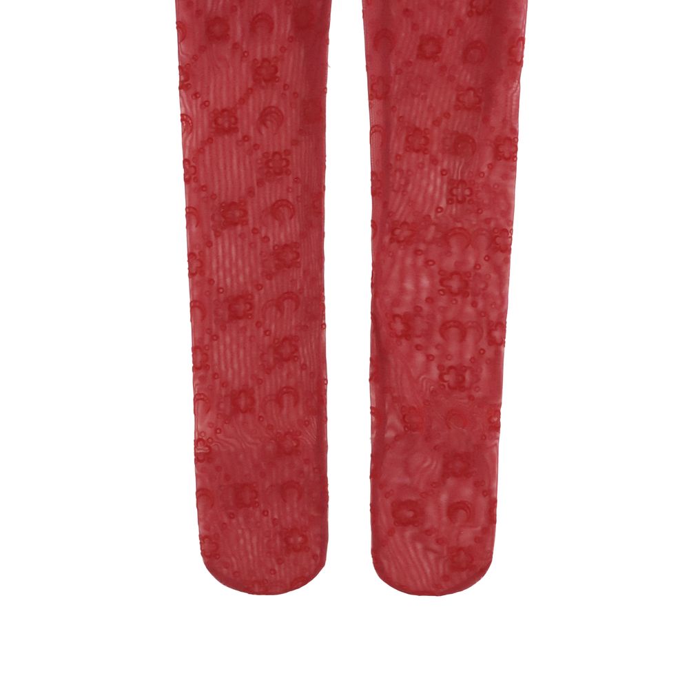Red Polyamide Socks