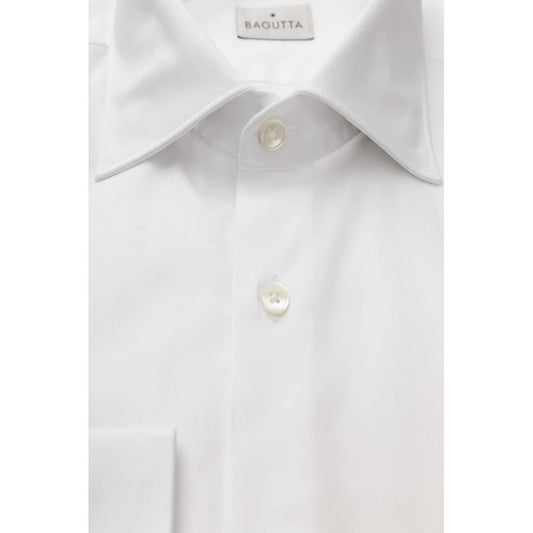 White Cotton Dress Shirt