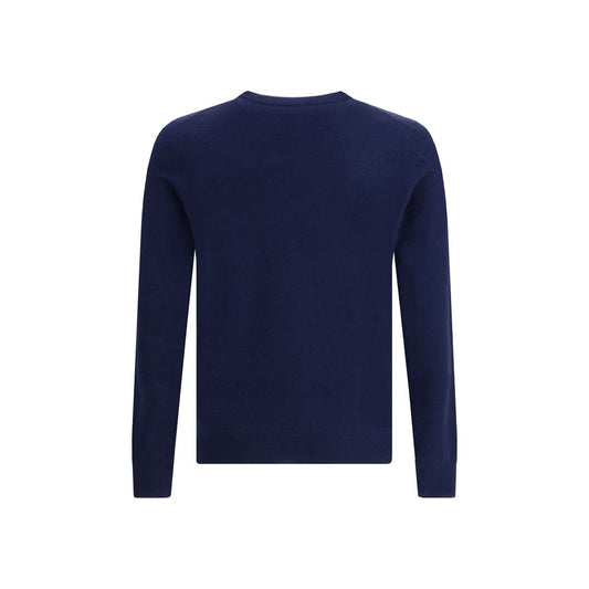 Blue Merino Wool Cashmere Sweater