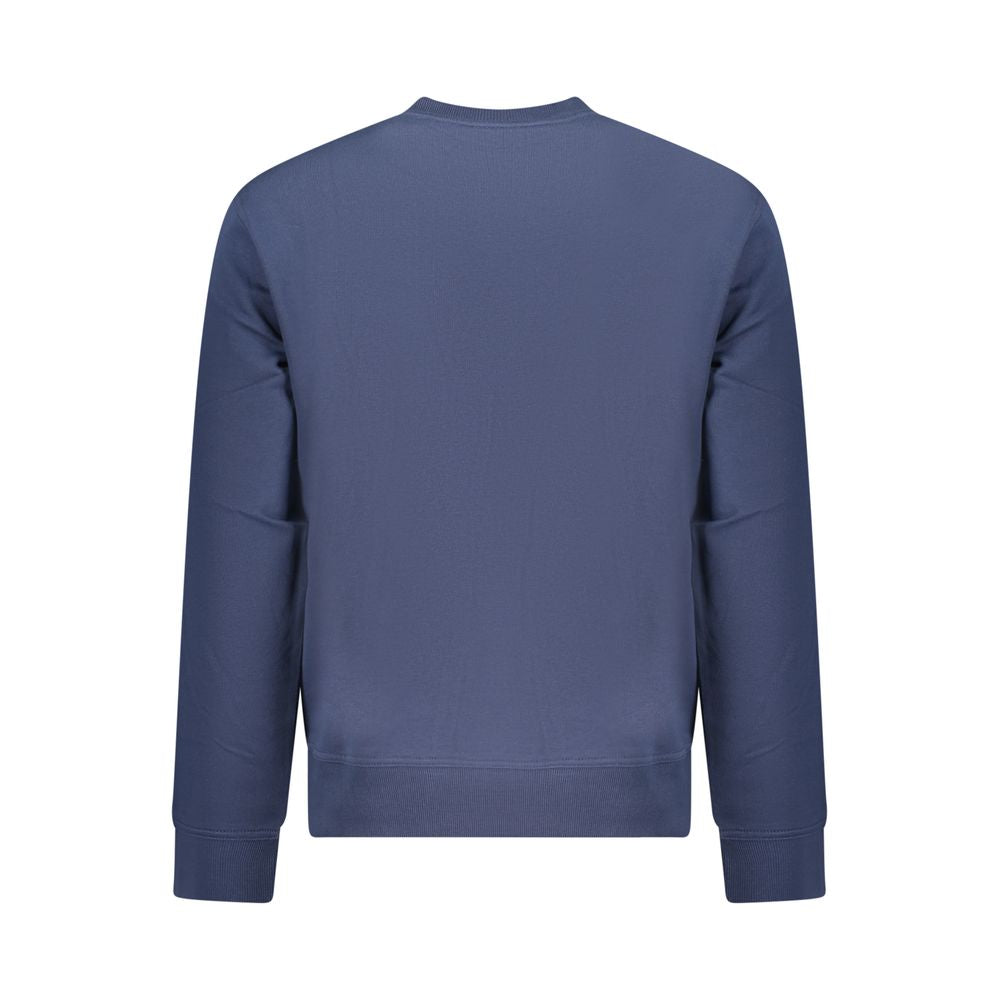 Blue Cotton Men's Sweatshirt