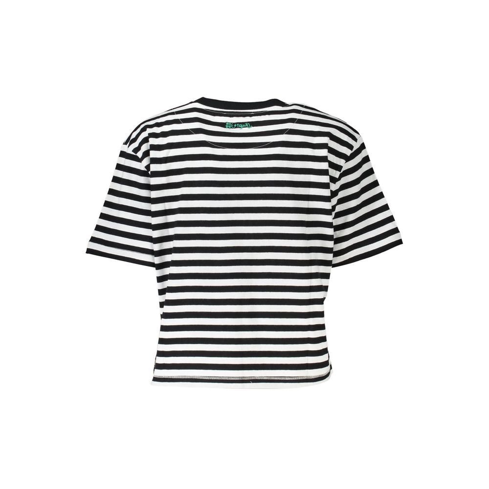 Black Cotton Women's T-Shirt