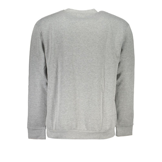 Grigio Polyester Men Sweatshirt
