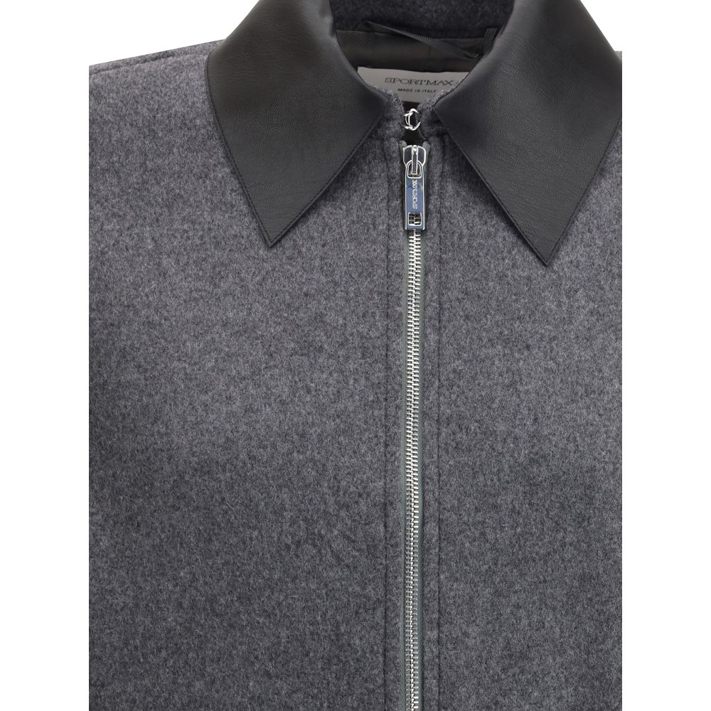 Gray Fleece Wool Clothing