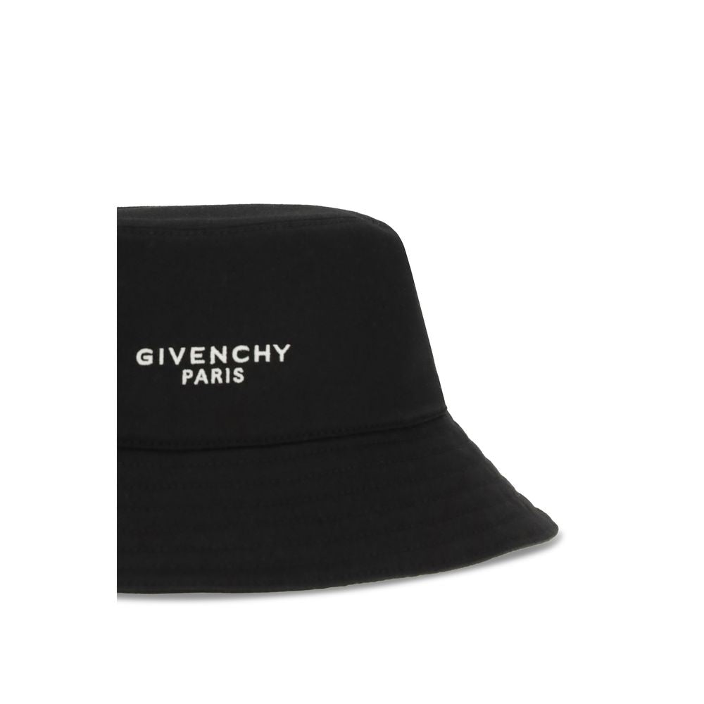 Black Cotton Bucket Hat
