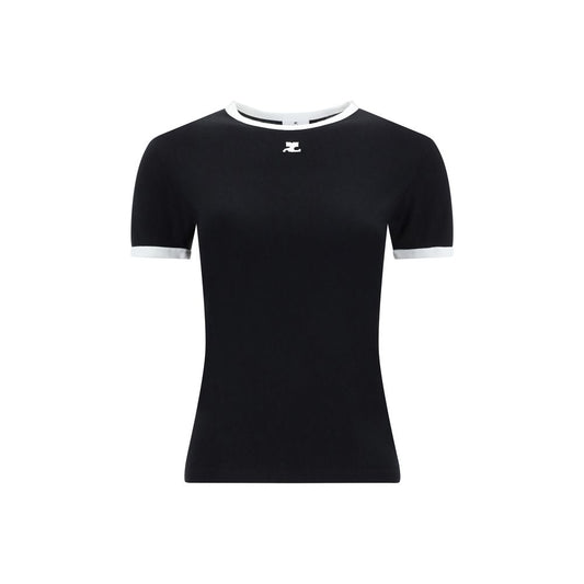 Black Cotton T-Shirt