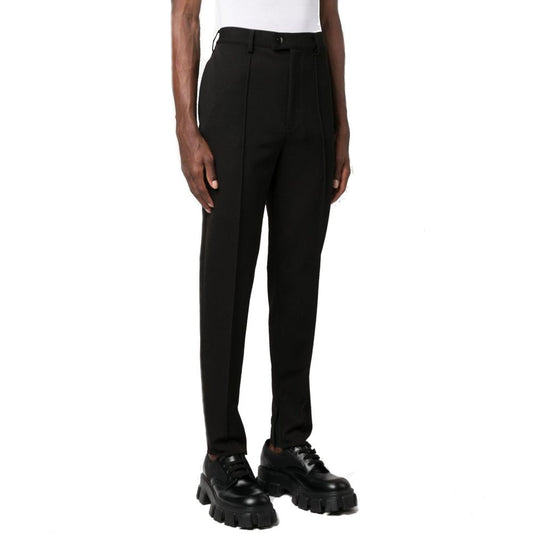 Black Elastane Dress Pants