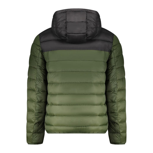 Green Polyamide Men Jacket