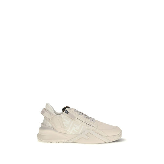 Cream Rubber Athletic Sneakers