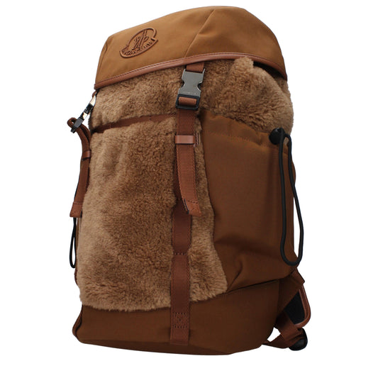 Brown Fabric Backpack