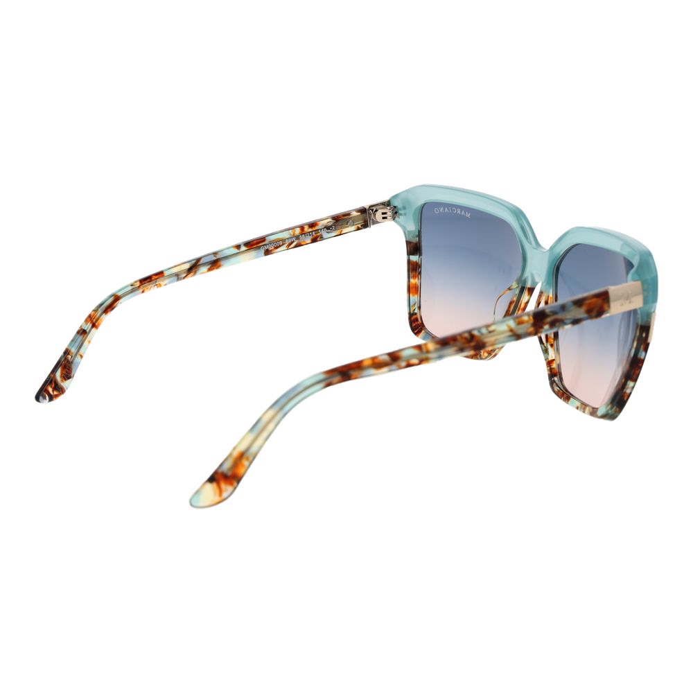 Turquoise Acetate Sunglasses