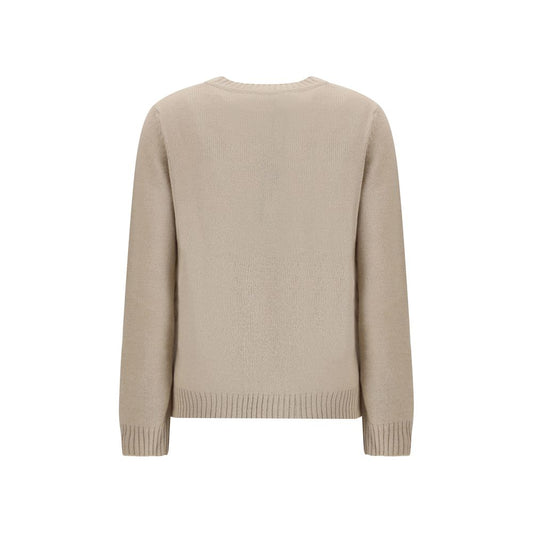 Beige Marabou Sweatshirt