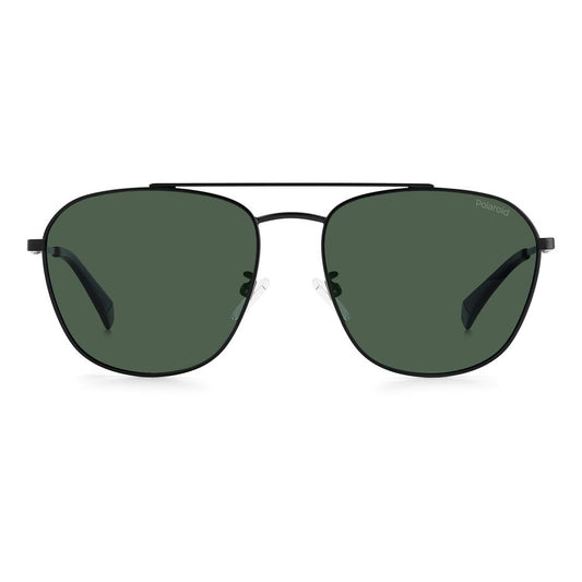 Black Stainless Steel Sunglasses