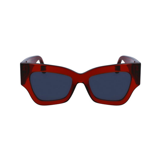 Red Acetate Sunglasses