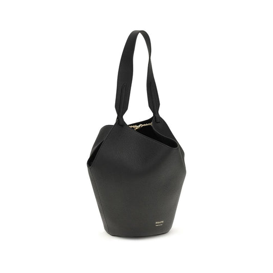 Black Calf Leather Bos Taurus Shoulder Bag