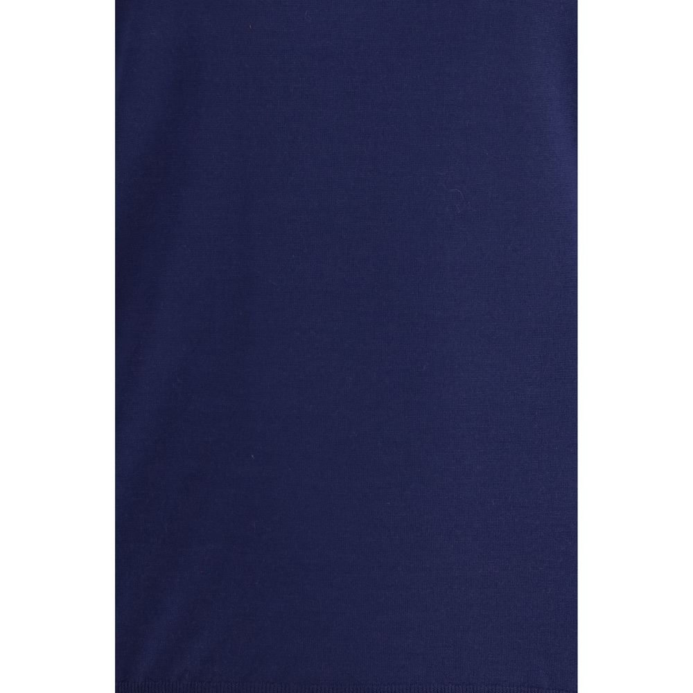 Blue Fleece Wool Sweatshirt