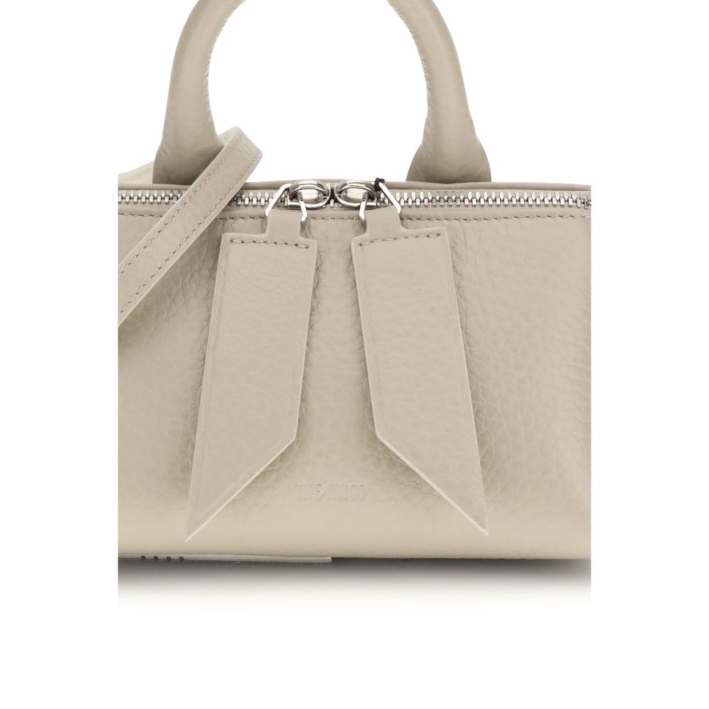 Beige Calf Leather Bos Taurus Shoulder Bag