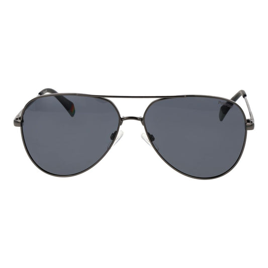 Gray Metal Sunglasses