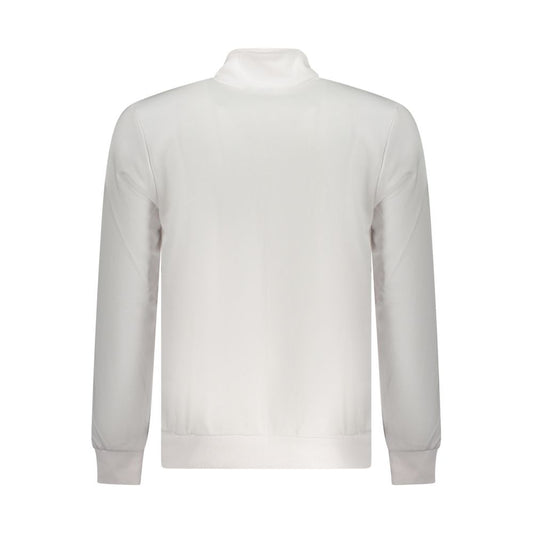 White Cotton Men Sweatshirt