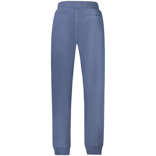 Blue Cotton Men's Sports Trouser