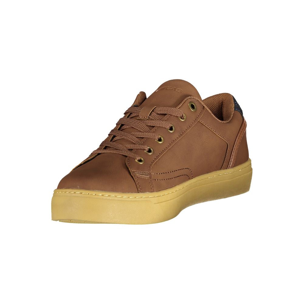 Marrone Poliestere Men Sneaker