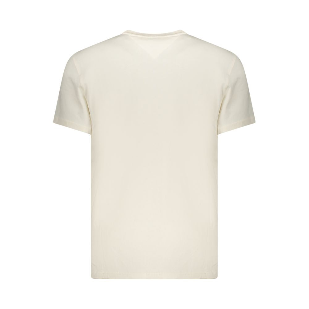White Cotton Men's T-Shirt