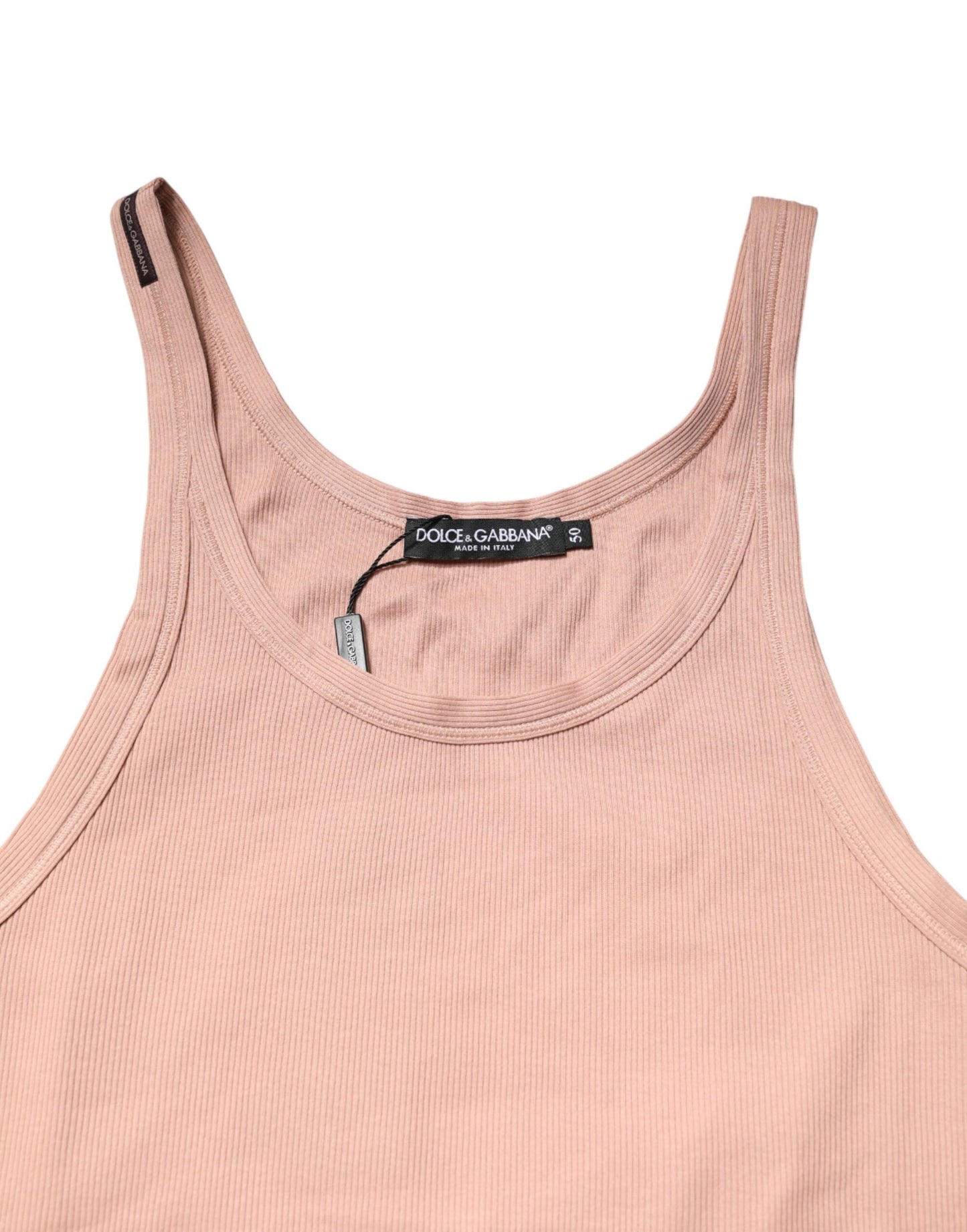 Pink Sleeveless Round Neck Tank Top T-shirt