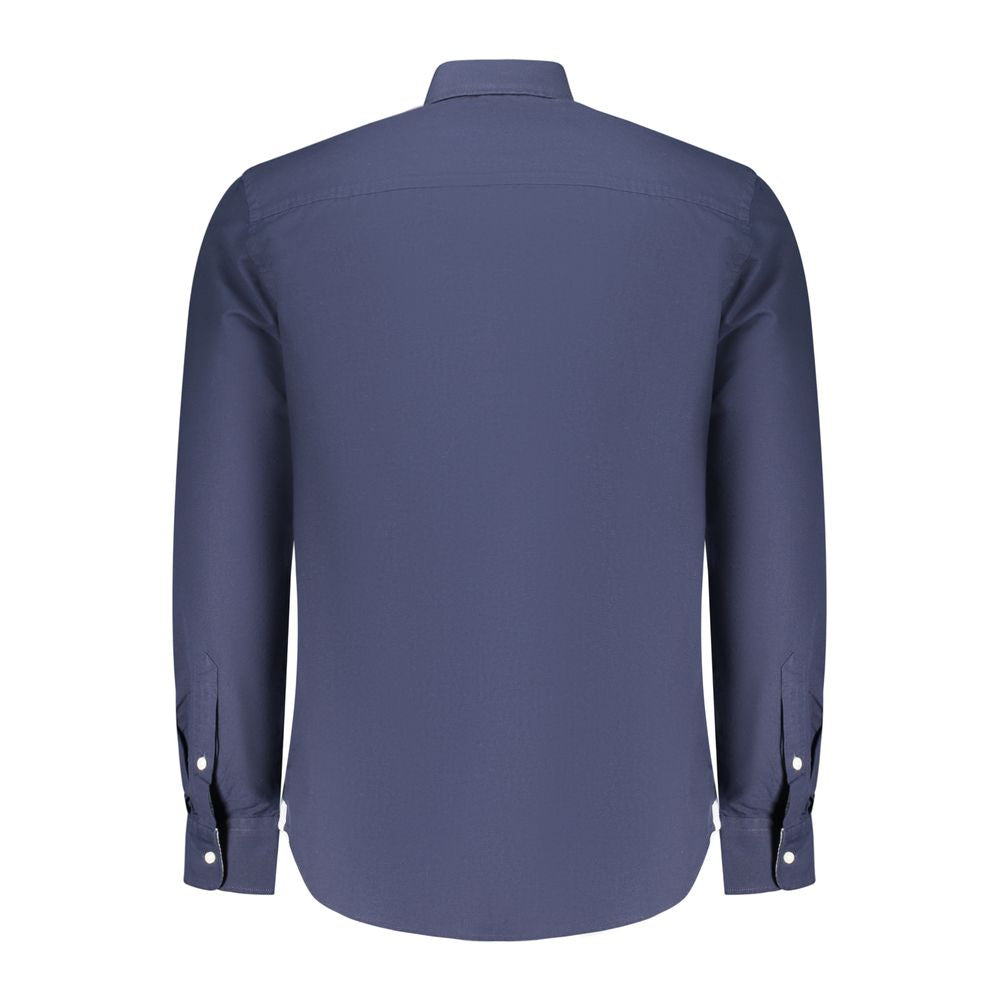 Blue Cotton Men's Shirt