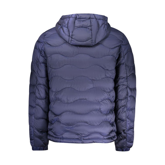 Blu Poliammide Men's Jacket