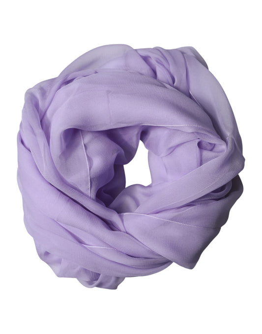 Purple Stole Silk Neck Wrap Shawl Men Scarf