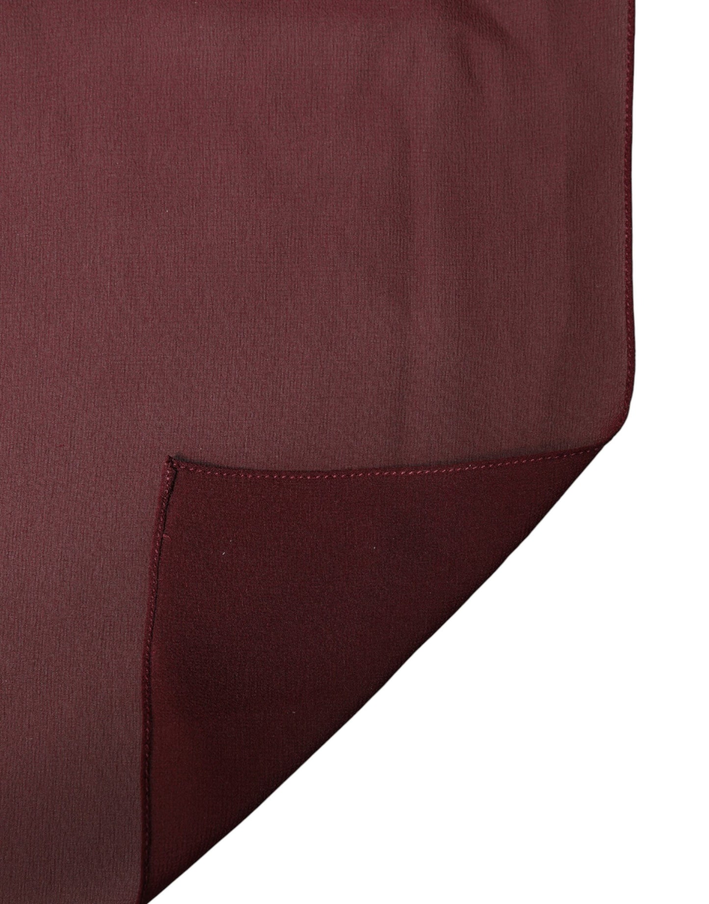 Maroon Silk Stole Neck Wrap Shawl Men 200cm x 130cm Scarf
