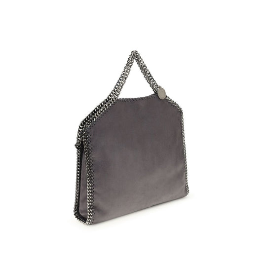 Gray Polyester Shoulder Bag