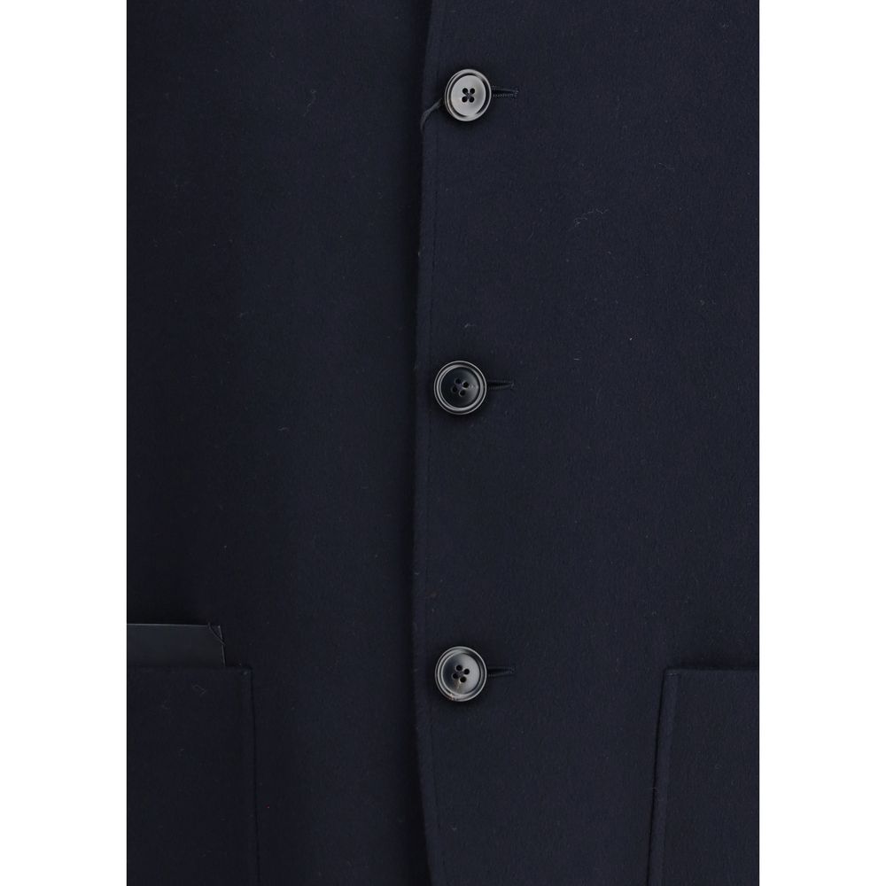 Blue Cashmere Coat