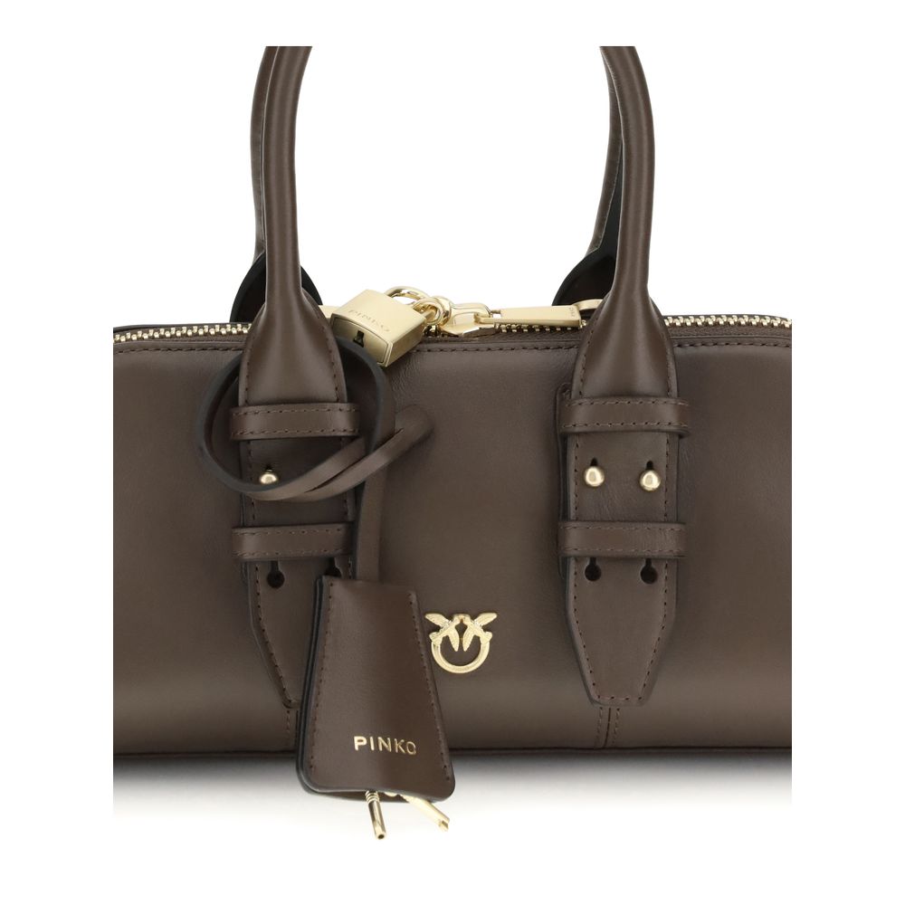 Brown Calf Leather Bos Taurus Handbag