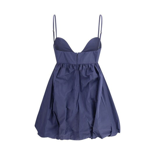 Blue Polyester Casual Dress